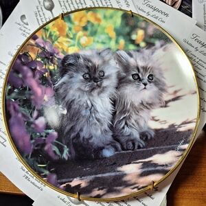 Franklin Mint 'Sitting Pretty' Limited Edition Plate